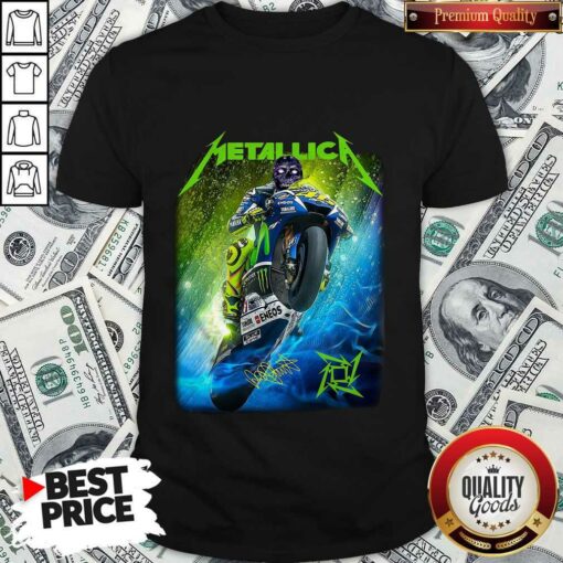 Metallica Valentino Rossi Signature Shirt