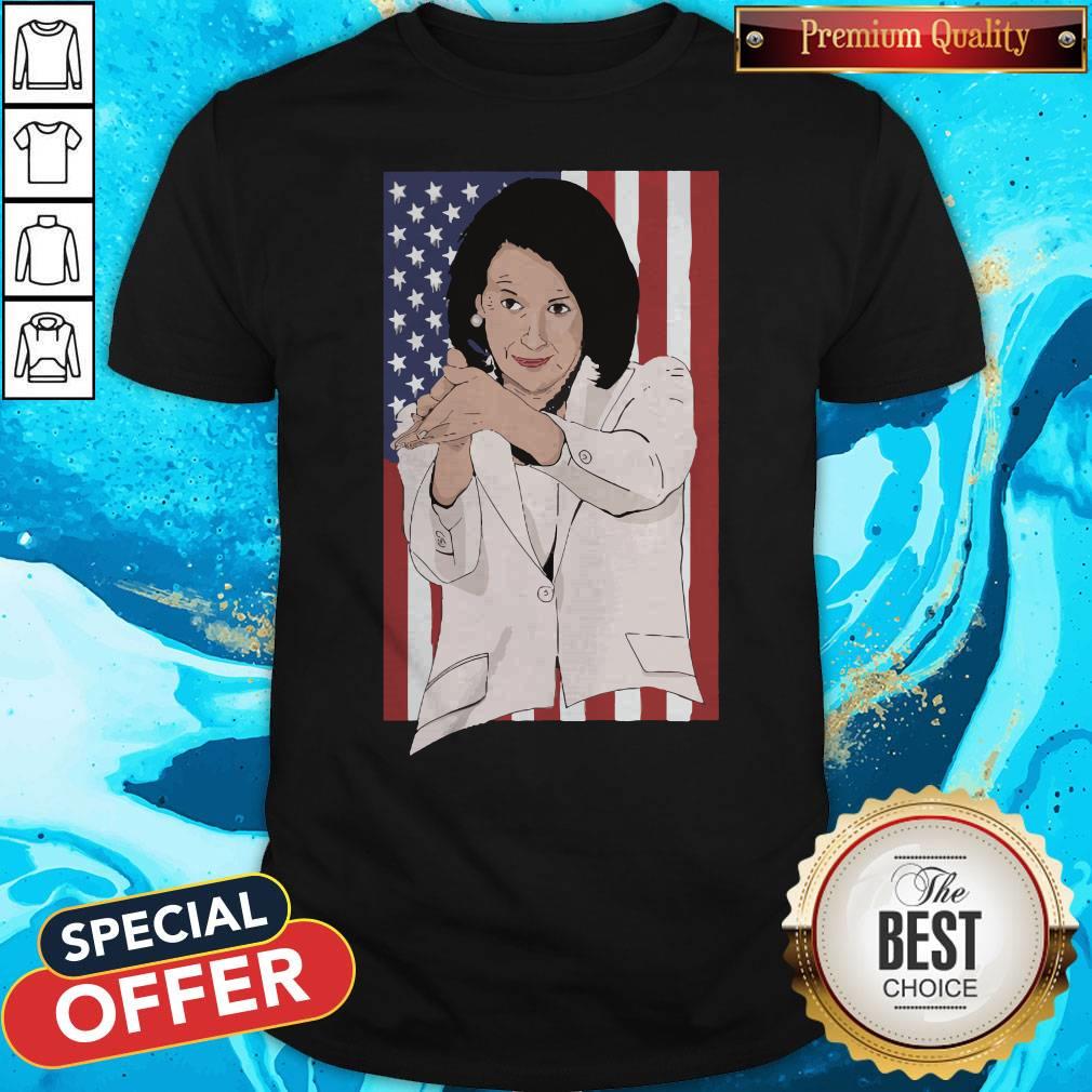 Nancy Pelosi Clap Anti Trump American Flag Shirt Nancy Pelosi Clap Anti Trump American Flag Shirt