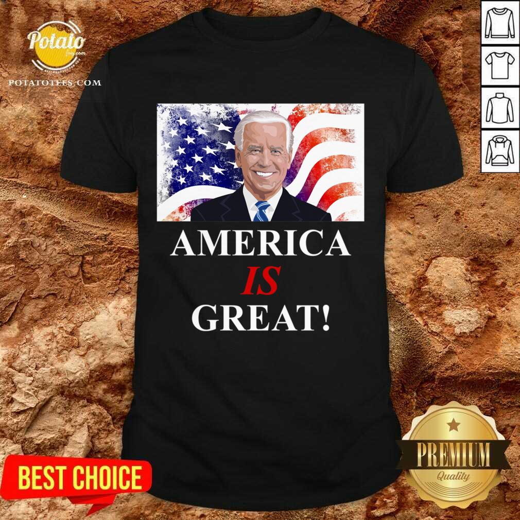 Nice America Is Great Joe Biden Democratic Shirt Nice America Is Great Joe Biden Democratic Shirt