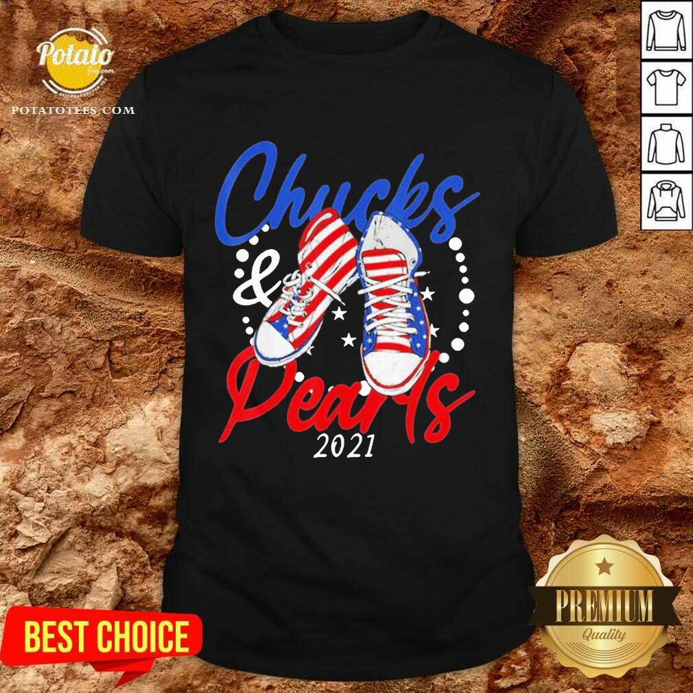 Nice Chucks And Pearls 2021 Flag US Shirt Nice Chucks And Pearls 2021 Flag US Shirt