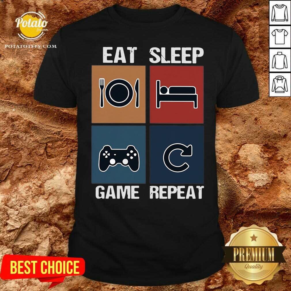 Nice Eat Sleep Game Repeat Vintage Shirt Nice Eat Sleep Game Repeat Vintage Shirt