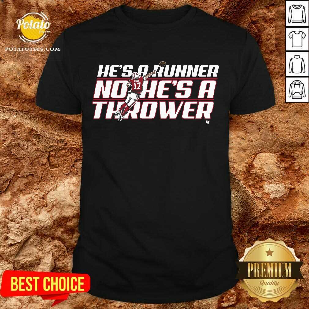 Nice He’s A Runner No He’s A Thrower Shirt Nice He’s A Runner No He’s A Thrower Shirt