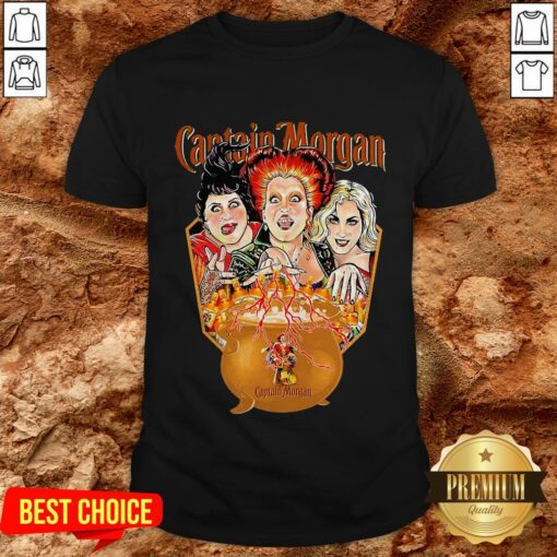 Nice Hocus Pocus Sister Sandersons Captain Morgan Shirt