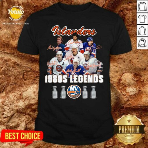 Nice New York Islanders 1980s Legends Signatures Shirt