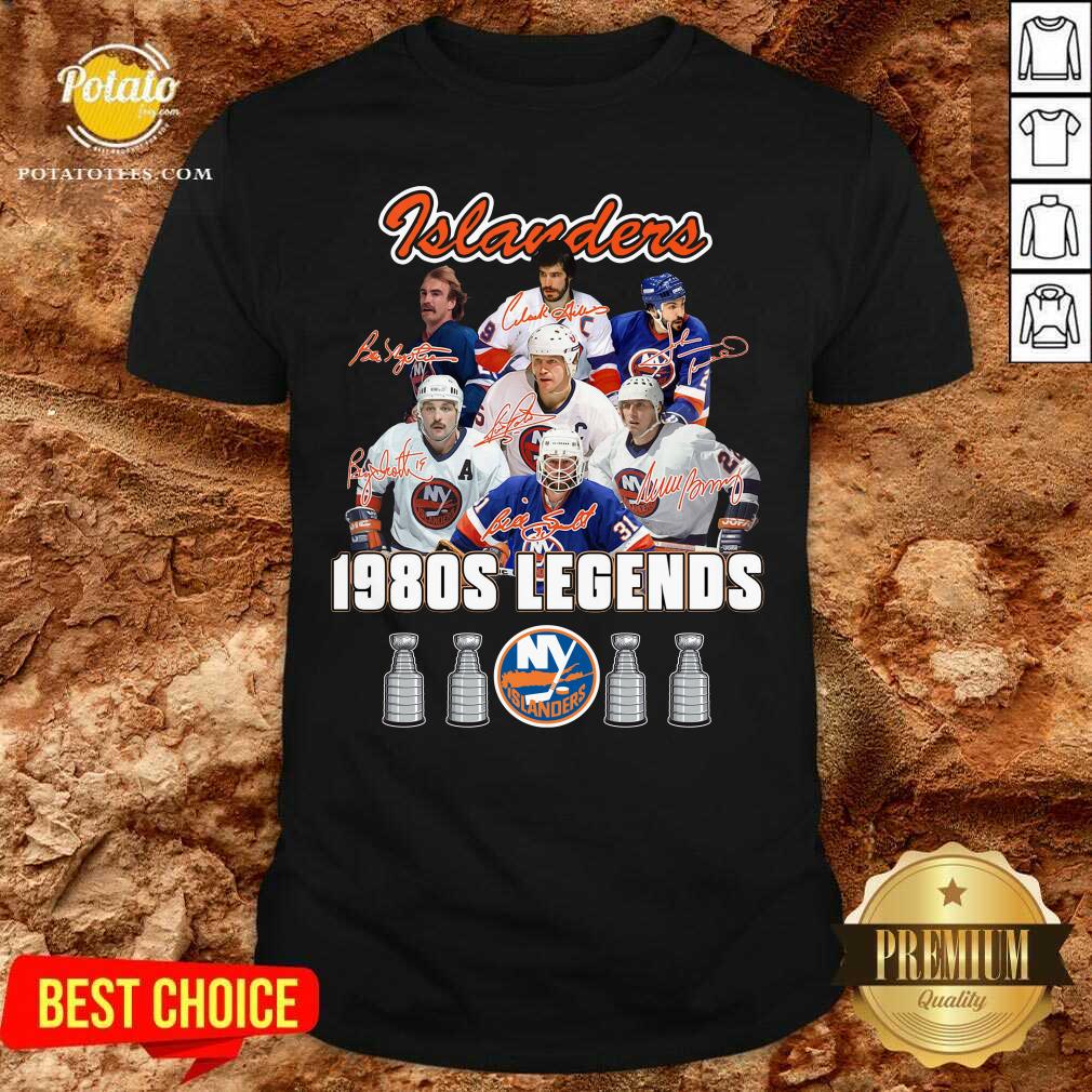 Nice New York Islanders 1980s Legends Signatures Shirt Nice New York Islanders 1980s Legends Signatures Shirt
