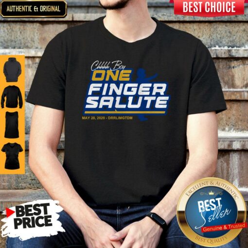Nice Oh Boy Finger Salute Shirt