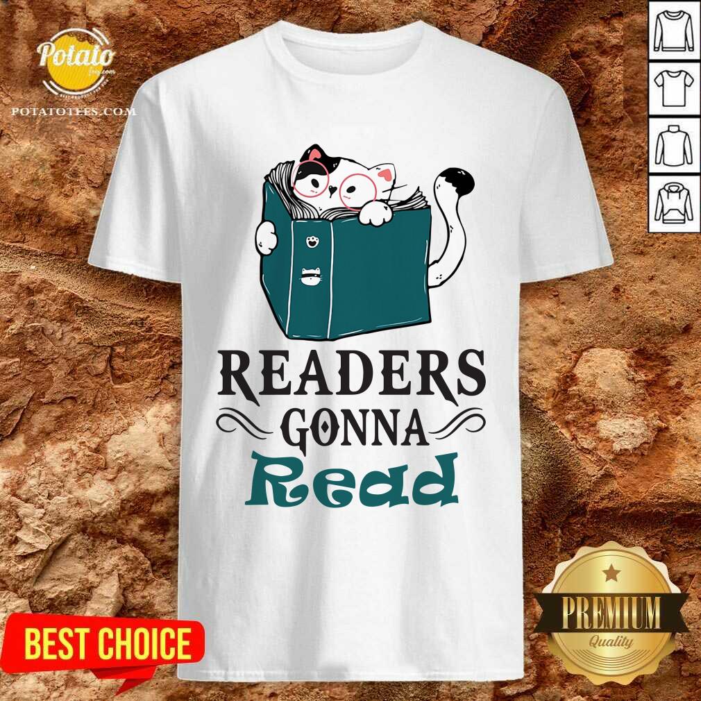 Nice Readers Gonna Read Cat Book Shirt Nice Readers Gonna Read Cat Book Shirt