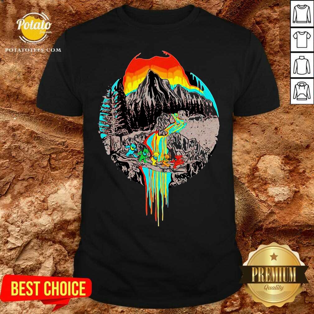Nice Volcanoes Overflowing Dancing Bear Grateful Dead Shirt Nice Volcanoes Overflowing Dancing Bear Grateful Dead Shirt