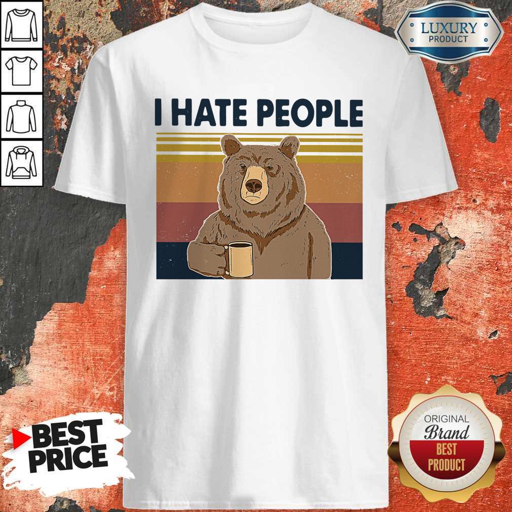 Official Bear I Hate People Shirt Official Bear I Hate People Shirt