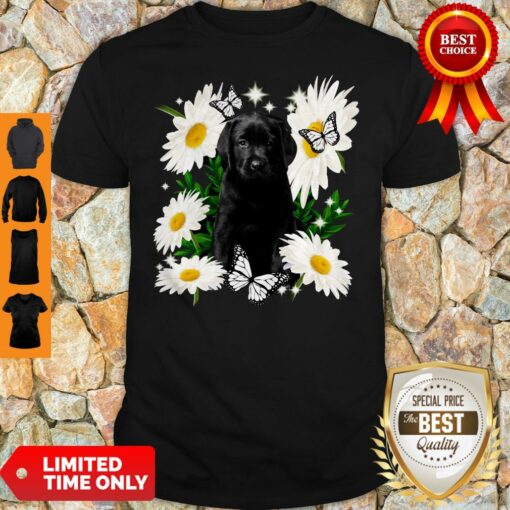 Official Black Labs Daisy Flower Classic Shirt
