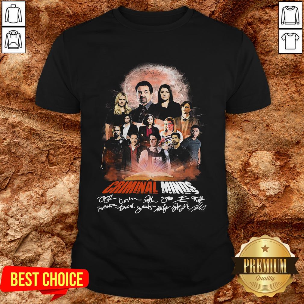 Official Criminal Minds Signatures Shirt Official Criminal Minds Signatures Shirt