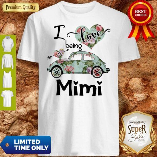 Official Floral Car I Love Being A Mini Shirt