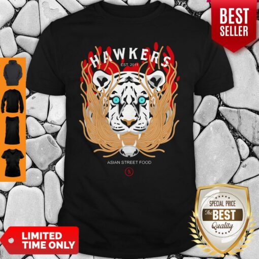 Official Hawkers Asian Street Food Tiger Shirt