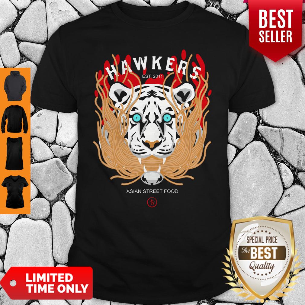 Official Hawkers Asian Street Food Tiger Shirt Official Hawkers Asian Street Food Tiger Shirt