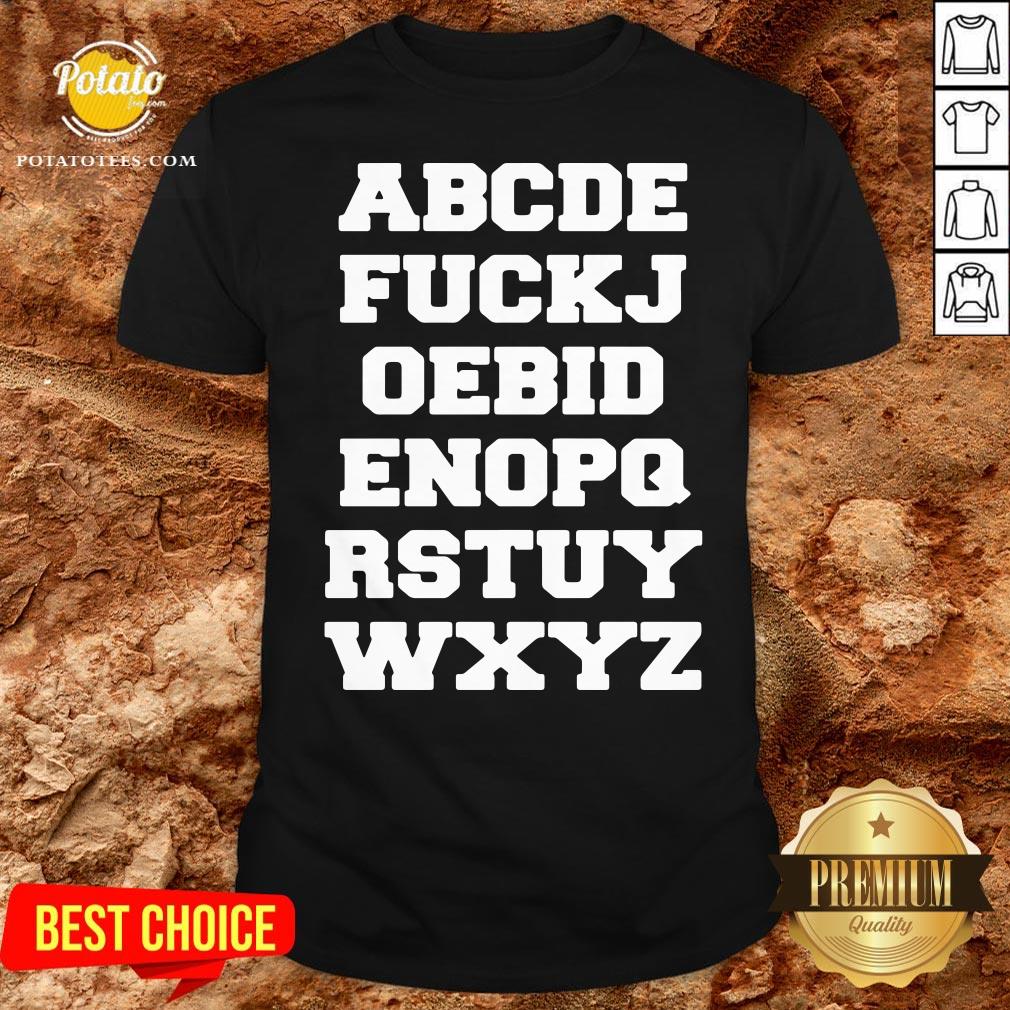 Official Joe Biden Alphabet Shirt Official Joe Biden Alphabet Shirt