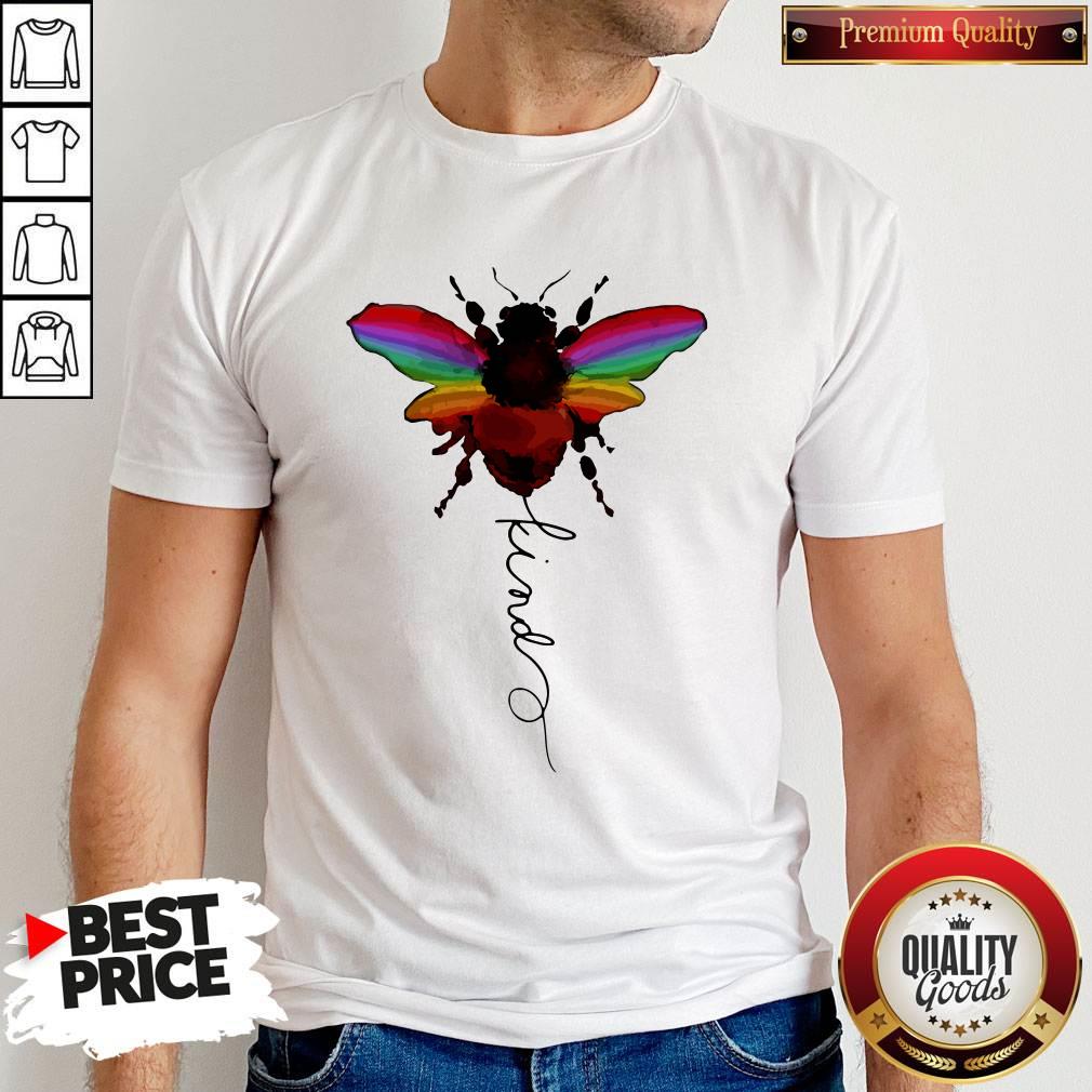 Official LGBT Bee Kind White Shirt Official LGBT Bee Kind White Shirt