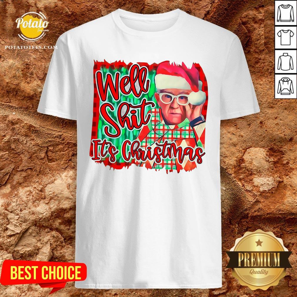 Official Leslie Jordan Santa Well Shit It’s Christmas Shirt Official Leslie Jordan Santa Well Shit It’s Christmas Shirt