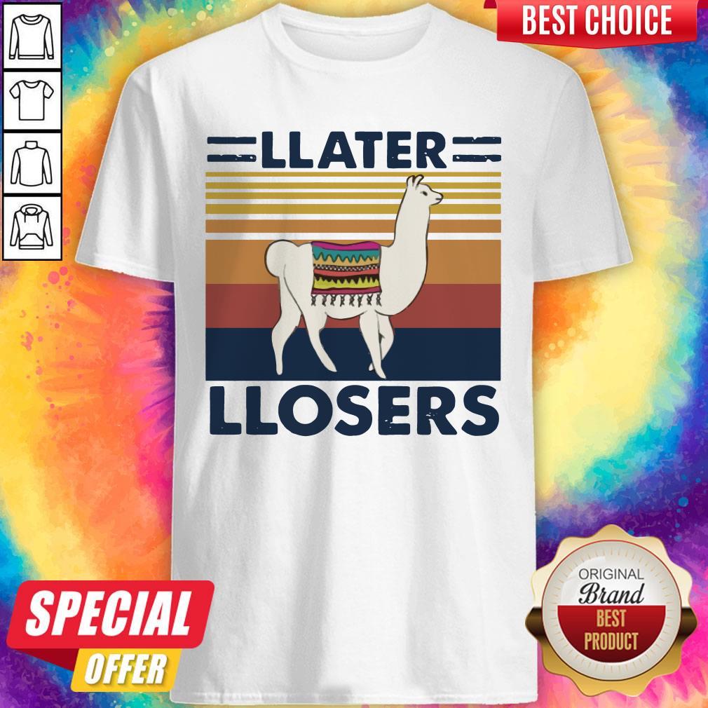 Official Llama Llater Llosers Vintage Shirt Official Llama Llater Llosers Vintage Shirt