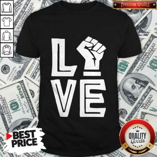 Official Love Strong Hand Shirt