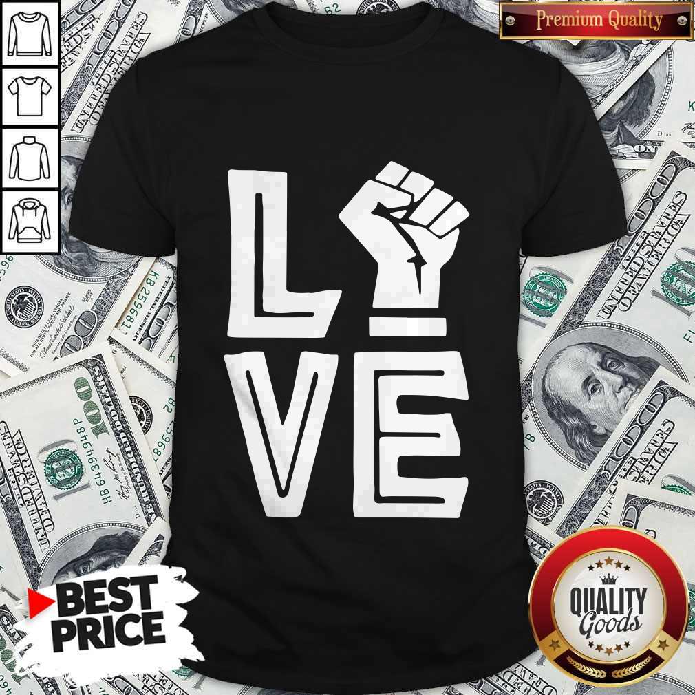 Official Love Strong Hand Shirt Official Love Strong Hand Shirt