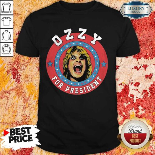 Official Ozzy For President Shirt