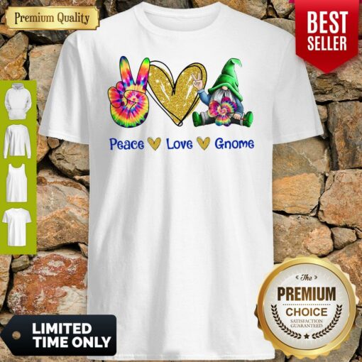 Official Peace Love Gnome Diamond Shirt