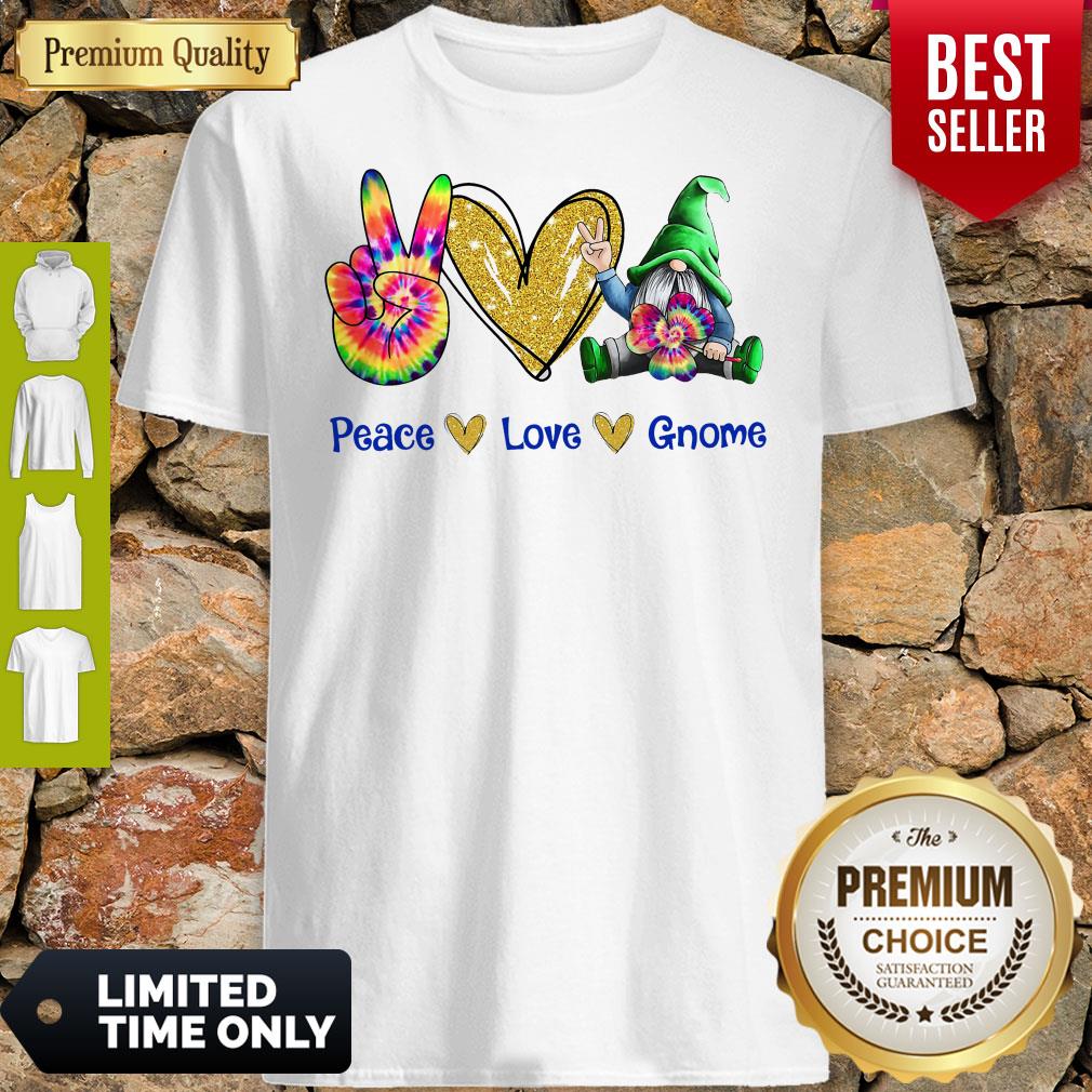 Official Peace Love Gnome Diamond Shirt Official Peace Love Gnome Diamond Shirt