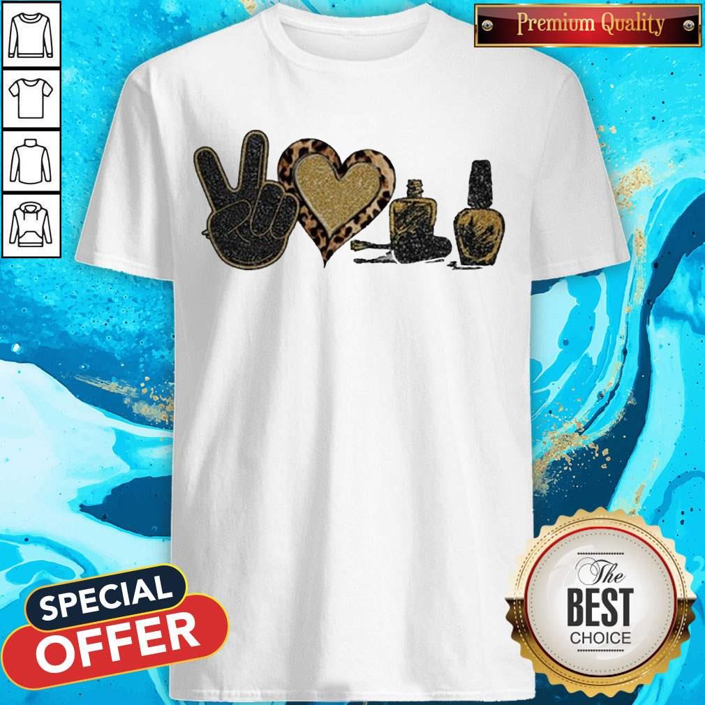 Official Peace Love Nails Diamond Shirt Official Peace Love Nails Diamond Shirt
