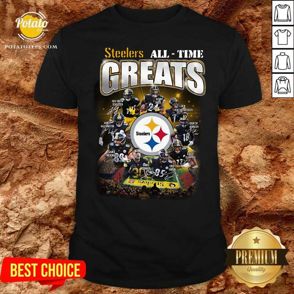 Official Pittsburgh Steelers All Time Greats Signatures Shirt Official Pittsburgh Steelers All Time Greats Signatures Shirt