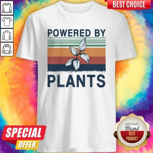 Official Powered By Plants Vintage Shirt