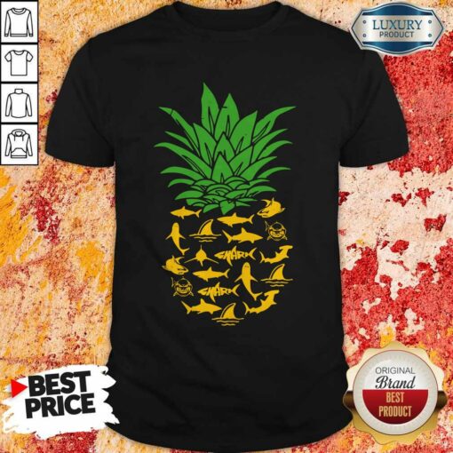 Official Shark Pineapple Shirt