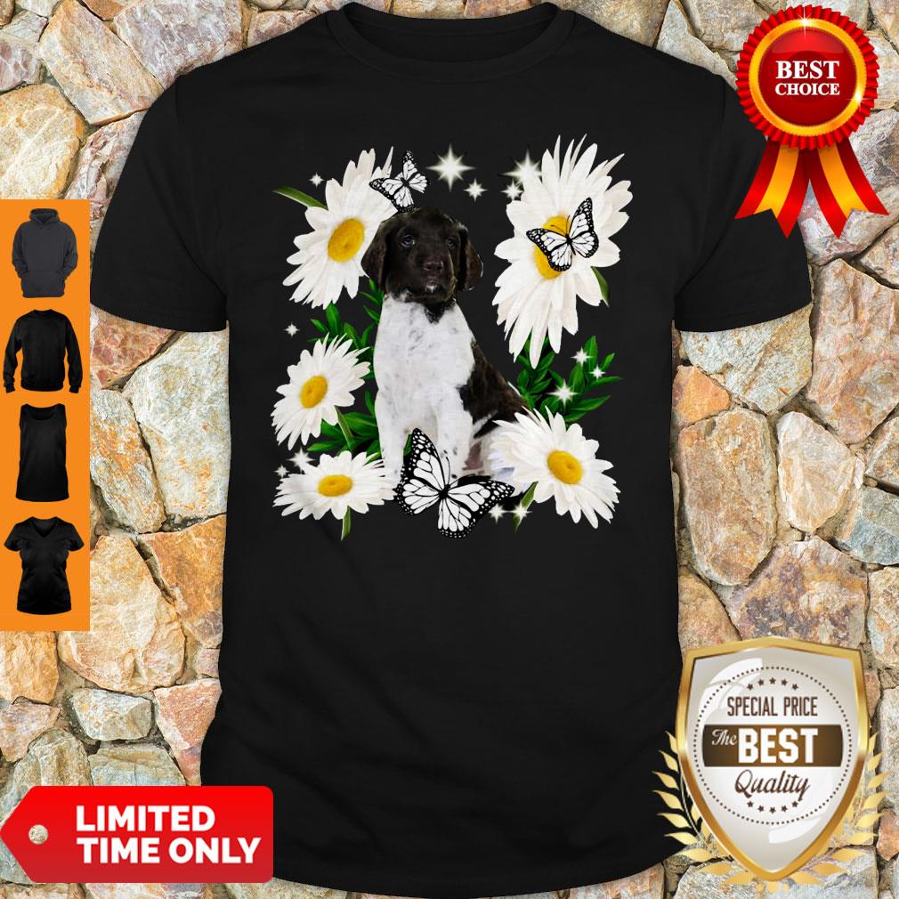 Official Small Munsterlander Daisy Flower Classic Shirt Official Small Munsterlander Daisy Flower Classic Shirt