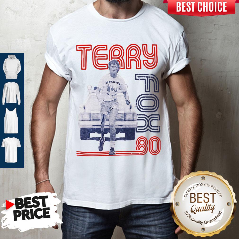 Official Terry Fox 80 Shirt Official Terry Fox 80 Shirt