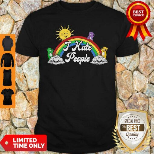 Official The Sun Woke Up I Hate People Shirt