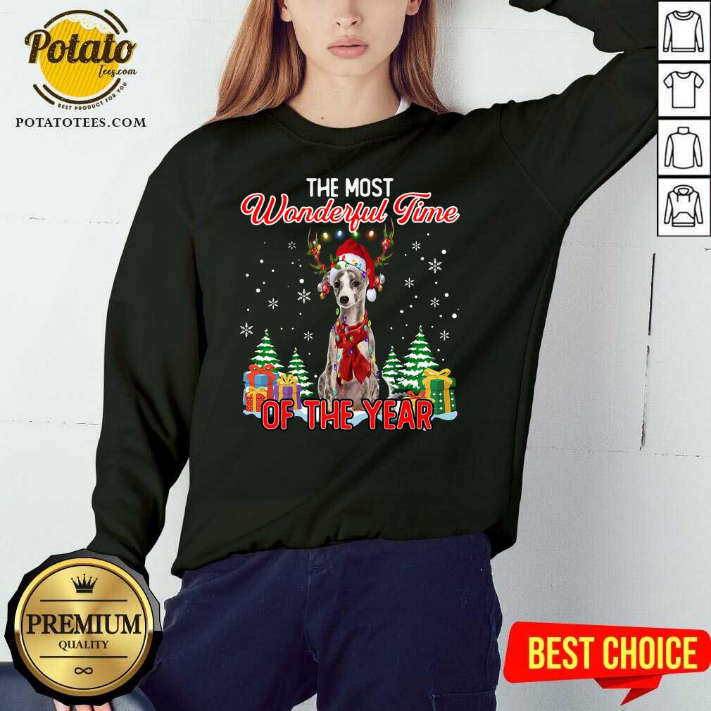 Official Whippet The Most Wonderful Time Of The Year Ugly Christmas Shirt Official Whippet The Most Wonderful Time Of The Year Ugly Christmas Shirt