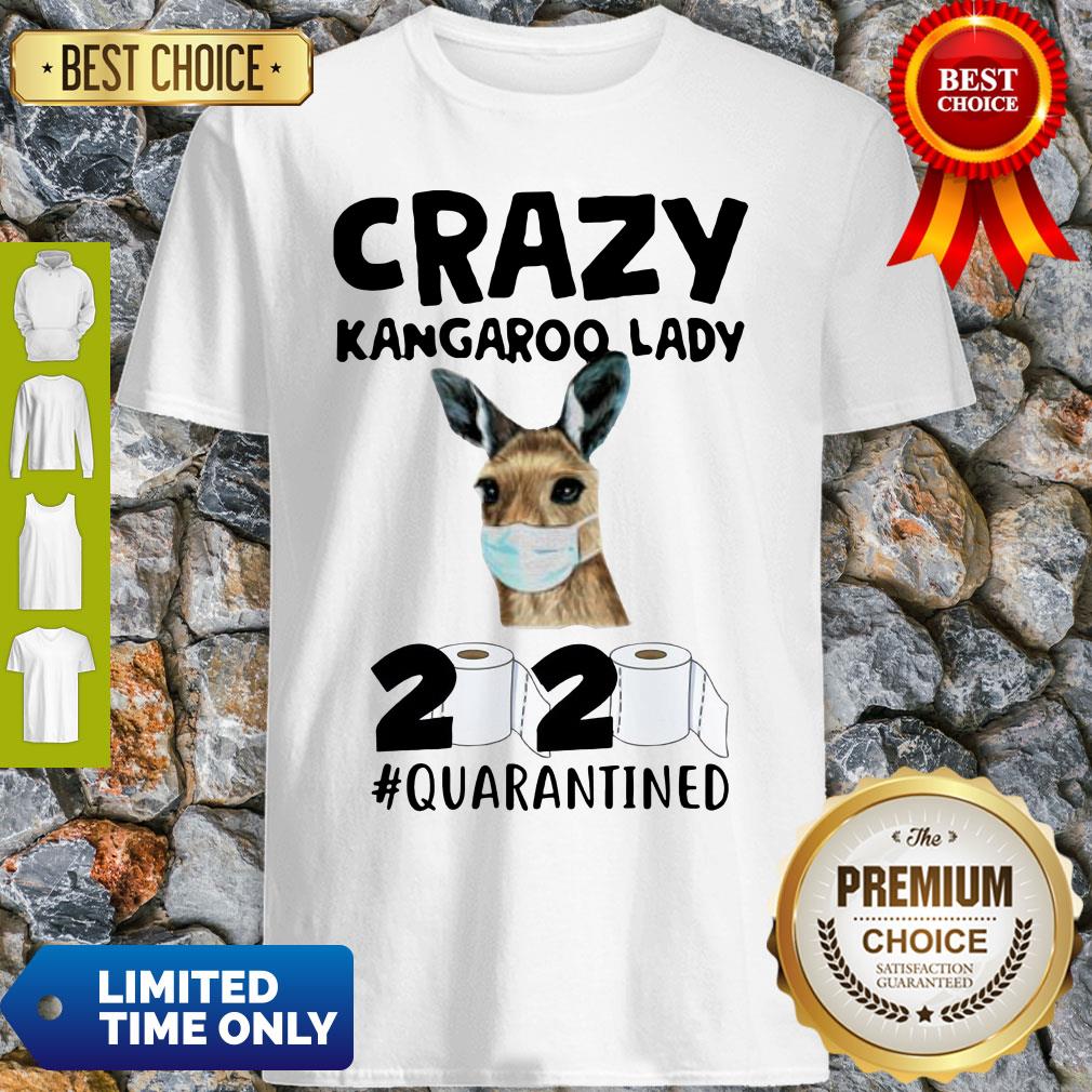 Original Crazy Kangaroo Lady 2020 Quarantined Shirt Original Crazy Kangaroo Lady 2020 Quarantined Shirt
