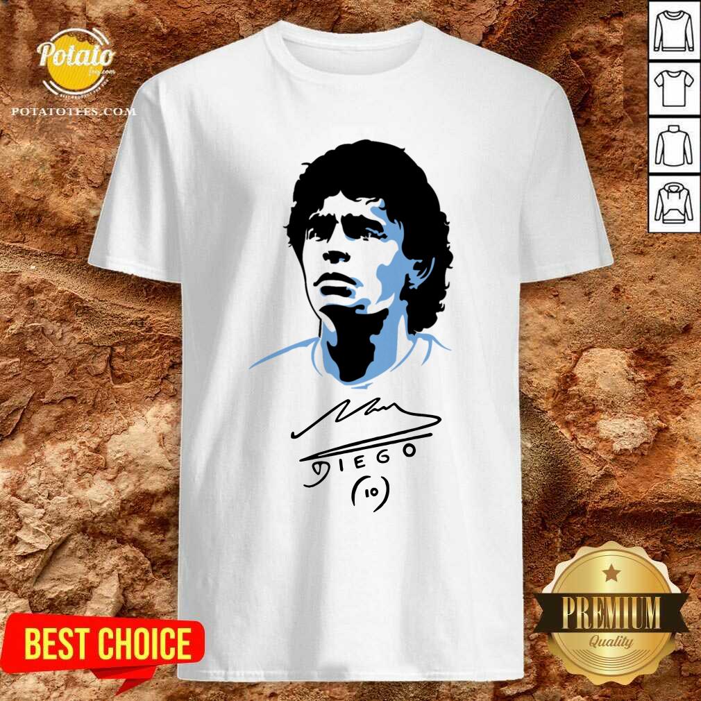 Original Diego Maradona Signature Shirt Original Diego Maradona Signature Shirt