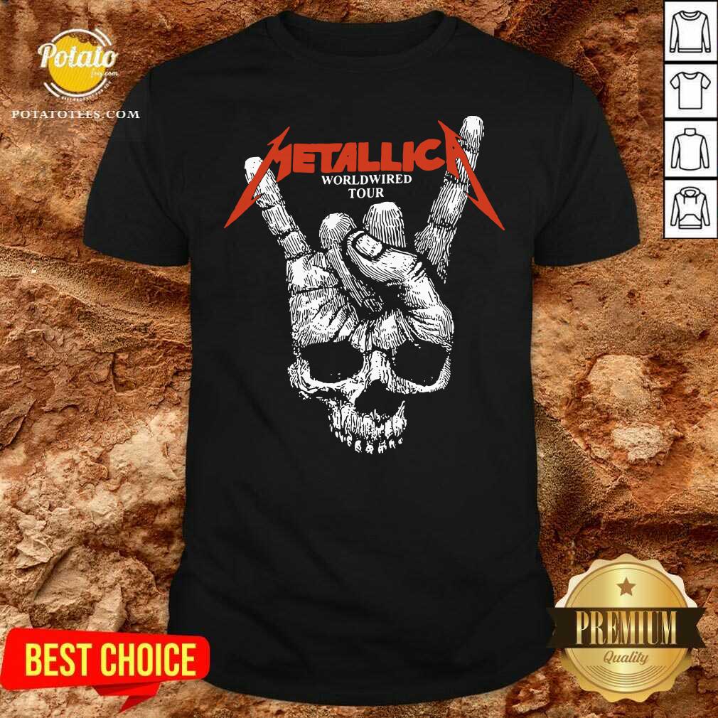 Original Hair Metallica Worldwired Tour Shirt Original Hair Metallica Worldwired Tour Shirt