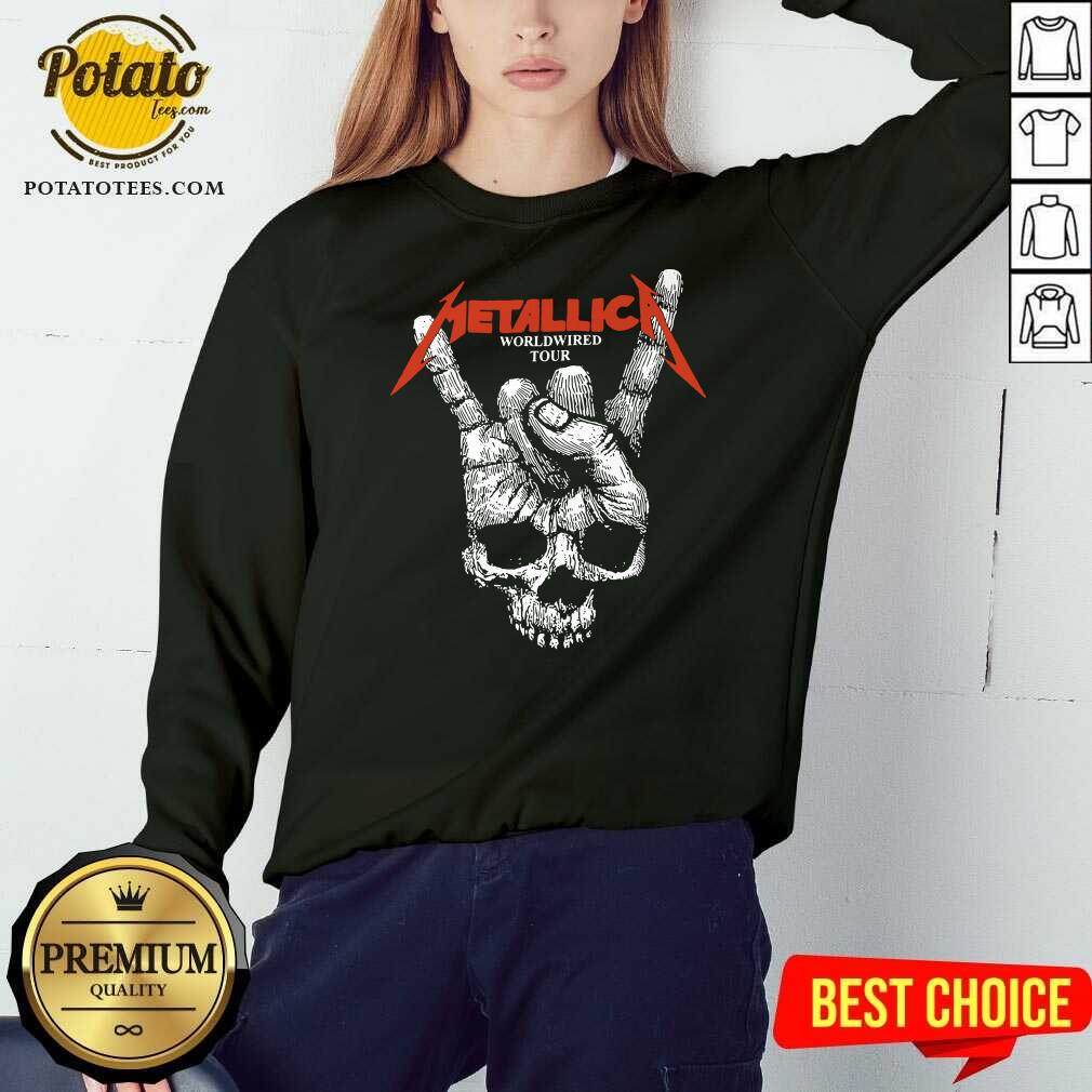 Original Hair Metallica Worldwired Tour Shirt Original Hair Metallica Worldwired Tour Shirt