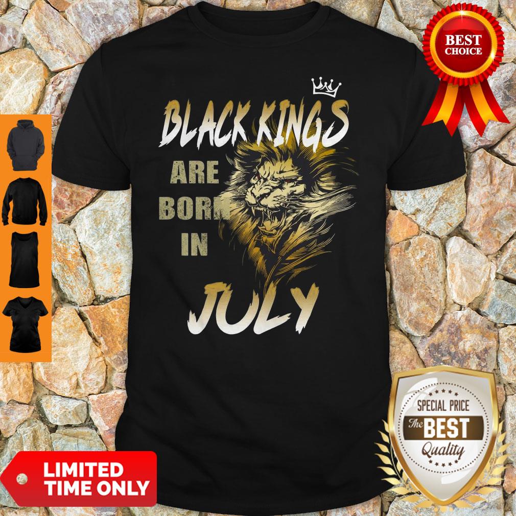 Original Lion Black Kings Are Born In July Shirt Original Lion Black Kings Are Born In July Shirt
