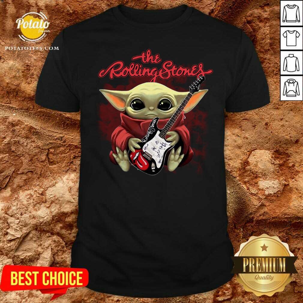 Perfect Baby Yoda Hug Guitar The Rolling Stones Shirt Perfect Baby Yoda Hug Guitar The Rolling Stones Shirt