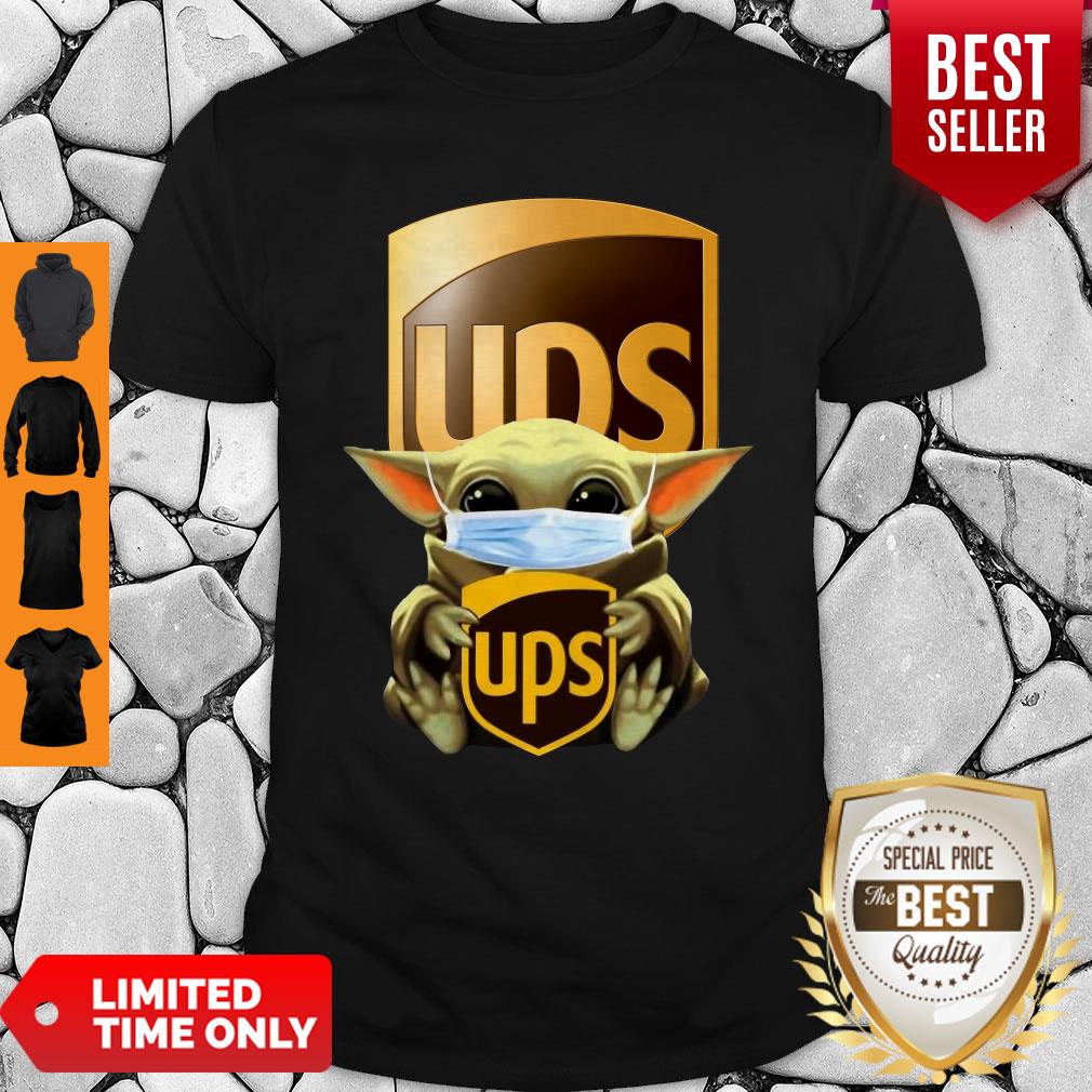 Perfect Baby Yoda Mask Hug UPS Shirt Perfect Baby Yoda Mask Hug UPS Shirt