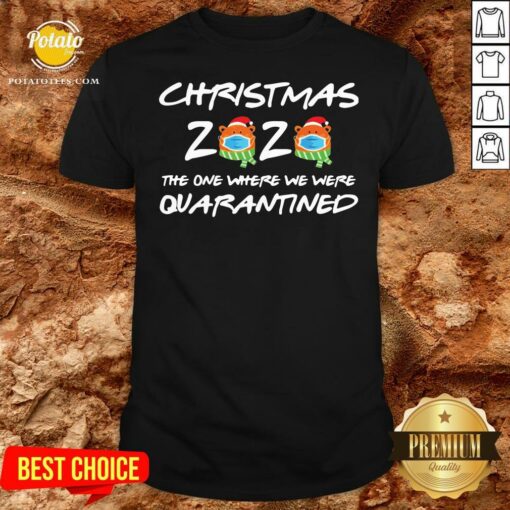 Perfect Christmas 2020 The One Where We Were Quarantined Shirt