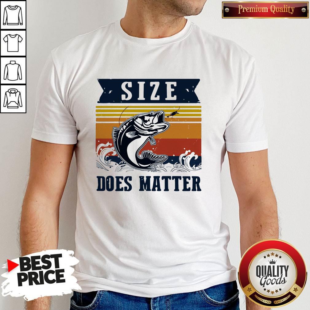 Perfect Fishing Size Does Matter Vintage Retro Shirt Perfect Fishing Size Does Matter Vintage Retro Shirt