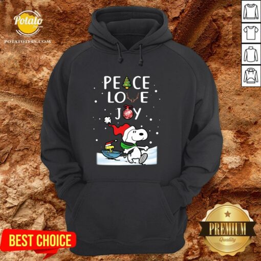 Perfect Merry Christmas Peanuts Snoopy Peace Love Joy Shirt