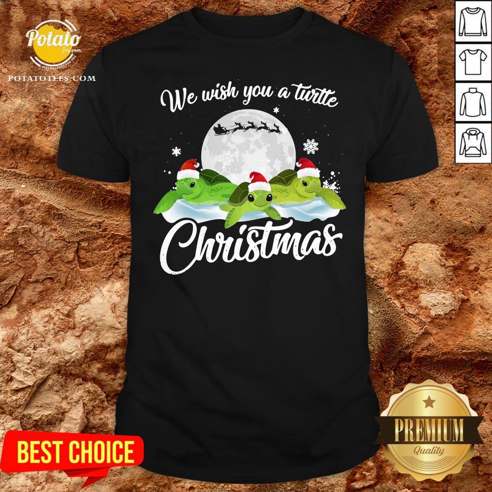 Perfect We Wish You A Turtle Christmas Shirt Perfect We Wish You A Turtle Christmas Shirt