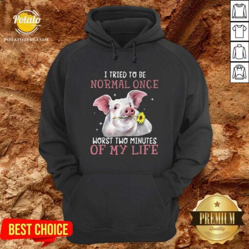 Pig I Tried To Be Normal Once Of My Life Shirt