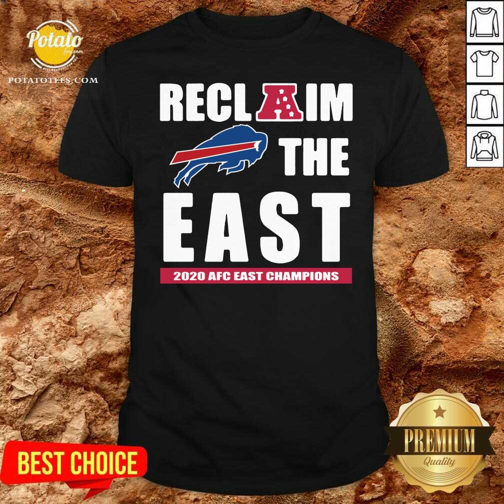 Pretty Buffalo Bills Reclaim The East 2020 AFC East Champions Shirt Pretty Buffalo Bills Reclaim The East 2020 AFC East Champions Shirt
