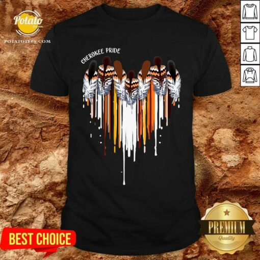 Pretty Cherokee Pride Heart Shirt