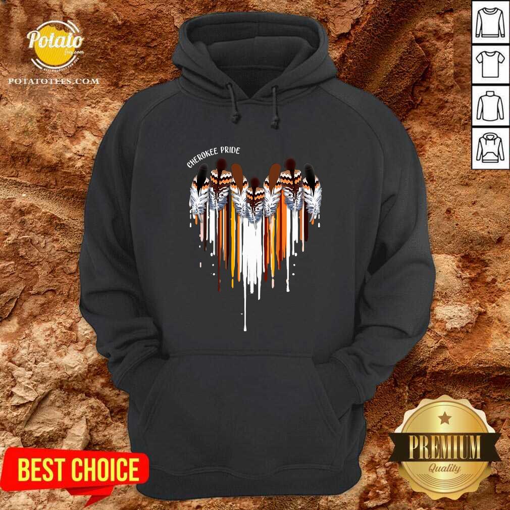 Pretty Cherokee Pride Heart Shirt Pretty Cherokee Pride Heart Shirt